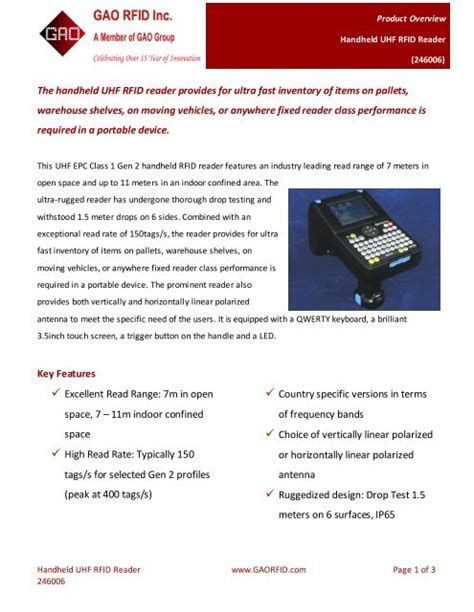 universal rfid reader|gao rfid.